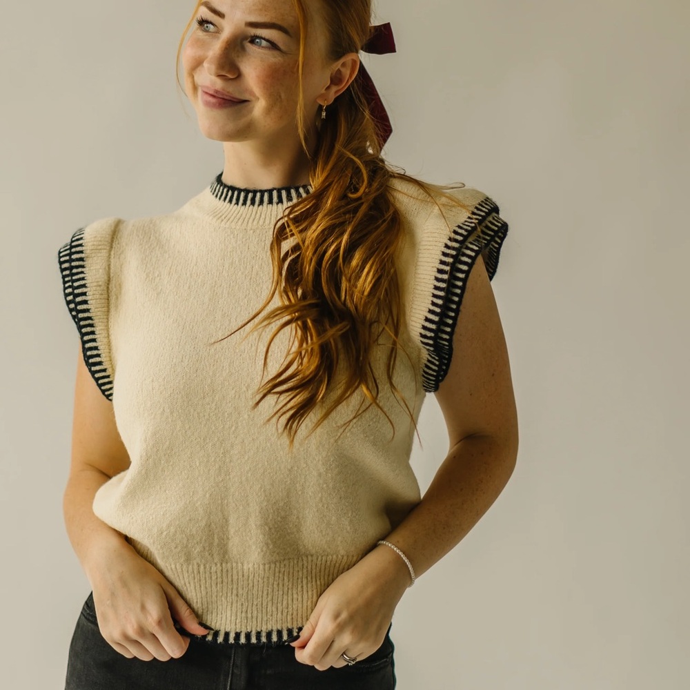 Piper & Scoot Denger Flutter Sleeve Sweater